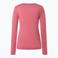 Dámské triko Longsleeve super.natural Little Heartwood mauve wood/white stone 5