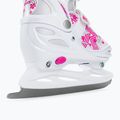 Roces Jokey Ice 3.0 Girl dětské volnočasové brusle bílá/růžová 450708 8