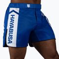 Pánské tréninkové šortky Hayabusa Icon Mid-Thigh MMA blue/white 2
