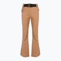 Dámské lyžařské kalhoty EA7 Emporio Armani Pure Softshell Waisted mocha mousse