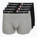 Pánské boxerky Champion Trunk Knit oxford grey melange/oxford grey melange/black