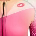 Dámská cyklistická kombinéza Castelli Free Sanremo 3 SS In dark night shade/vivid orange-bright rose 3