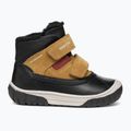 Dětské sněhule Geox Omar black / curry 9