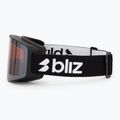Lyžařské brýle Bliz G001 matte black/orange/silver mirror 4