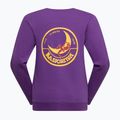 Dámská mikina La Sportiva Climbing On The Moon violet/yellow 4