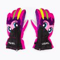 Dětské snowboardové rukavice Level Lucky růžové 4146 2