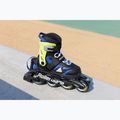 Dětské kolečkové brusle Rollerblade Microblade Jr black/blue 8