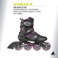 Dámské kolečkové brusle Rollerblade Zetrablade W black/cyclemen pink 8