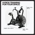 Vzduchové kolo Centr Air Bike Perform Series Centr x Hyrox black 8
