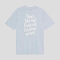 Pánské tričko Kaotiko Don't Like Me baby blue 2