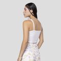 Dámský top Kaotiko Lycra Balloon Puppy white 2