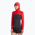 Dámské plavecké tričko Dakine Hd Snug Fit Rashguard Hoodie black and red DKA333W0002 3
