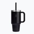 Termohrnek Hydro Flask Travel Tumbler Clear Lid black