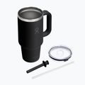 Termohrnek Hydro Flask Travel Tumbler Clear Lid black 4