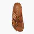 Dámské nazouváky  Genuins Galia Leather Dress camel  5