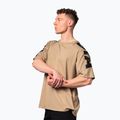 Pánské sportovní  tričko NEBBIA Lifting Club light brown
