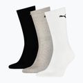 Ponožky PUMA Sport Crew Lightweight 3 pairs white/grey/black 8