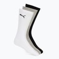 Ponožky PUMA Sport Crew Lightweight 3 pairs white/grey/black