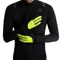 Pánské cyklistické rukavice Rogelli Core II Winter Windproof fluor 2