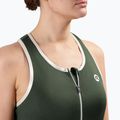 Dámský cyklistický dres Rogelli Abbey Tank Top W army green / sand 3