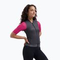 Dámský cyklistický dres Rogelli Fast ebony/pink/coral