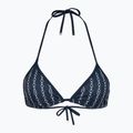 Horní díl plavek Tommy Hilfiger Triangle Rp Print flag chain dark night navy