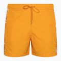 Pánské plavecké šortky  Tommy Hilfiger SF Medium Drawstring Print reactive monogram rich ochre