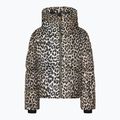 Dámská lyžařská bunda Nikkie Newport Leopard beige 6