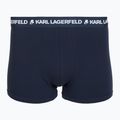 Pánské boxerky KARL LAGERFELD Logo Trunk 3 páry black/white/navy 3