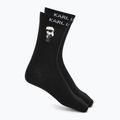 Sada pánských boxerek + ponožek KARL LAGERFELD Ikon Trunk aop karl dot black 5