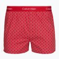 Pánské boxerky Calvin Klein LV00NB4727 Boxer Slim black/prep emblem goji berry/grisai 2
