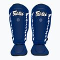 Odnímatelné chrániče holení Fairtex In-Step alias chrániče holenních kostí. "Twister" modrá