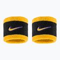 Potítka na zápěstí Nike Swoosh Classic Wristbands 2 ks black/court purple/university gold