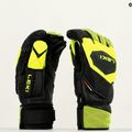 Pánské lyžařské rukavice LEKI WCR Venom SL 3D black ice/lemon 10