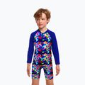 Dětský overal UPF 50+ Funky Trunks Go Jump Suit wet wave