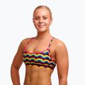 Horní díl plavek Funkita Sports Top rainbowie 4