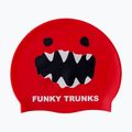 Plavecká čepice Funky Trunks Silicone red monster