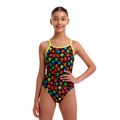 Dětské jednodílné plavky Funkita Diamond Back One Piece pawsome 2