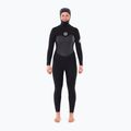 Dámský neopren Rip Curl Flashbomb 6/4mm Hooded Chest Zip Steamer black