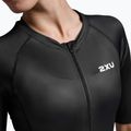 Dámský triatlonová kombinéza 2XU Core Sleeved black/white 6