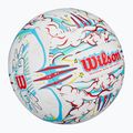 Volejbalový míč Wilson Graffiti Peace white/blue velikost  5 2