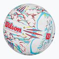 Volejbalový míč Wilson Graffiti Peace white/blue velikost  5 5