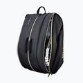 Taška na padel Wilson Defy Padel black/gold 5