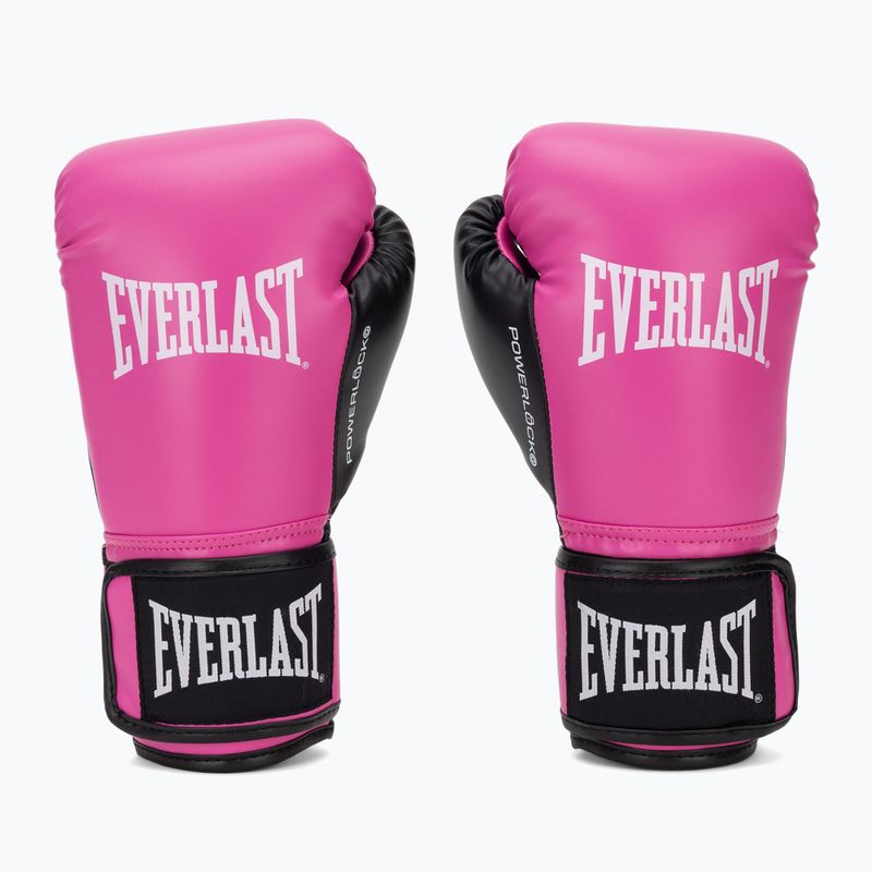 Boxerské rukavice Everlast Powerlock Pro OG H&L Training Glove pink/black 2