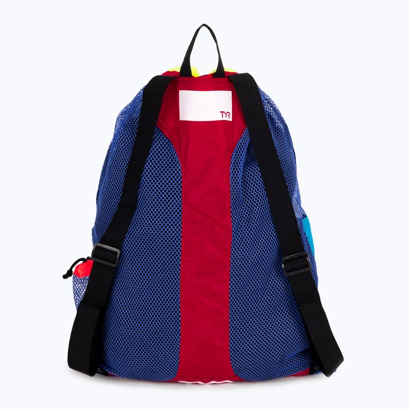 TYR Big Mesh Mummy Pool Backpack blue LBMMB3 2