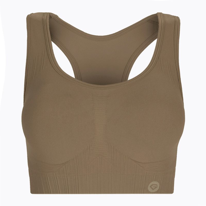 Fitness podprsenka Gym Glamour push up béžová 320 4
