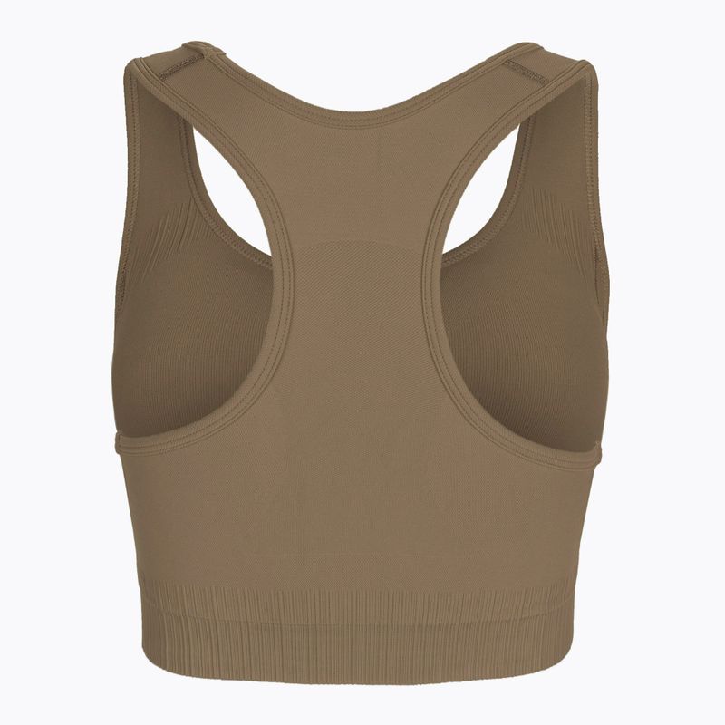 Fitness podprsenka Gym Glamour push up béžová 320 5