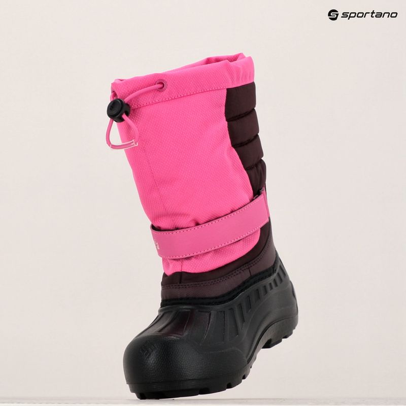 Dětské sněhule Columbia Youth Powderbug Snowlite pink ice/ moonvista 10