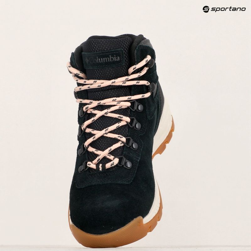 Dámské trekové boty Columbia Newton Ridge Plus WP Amped black/ blush rose 21