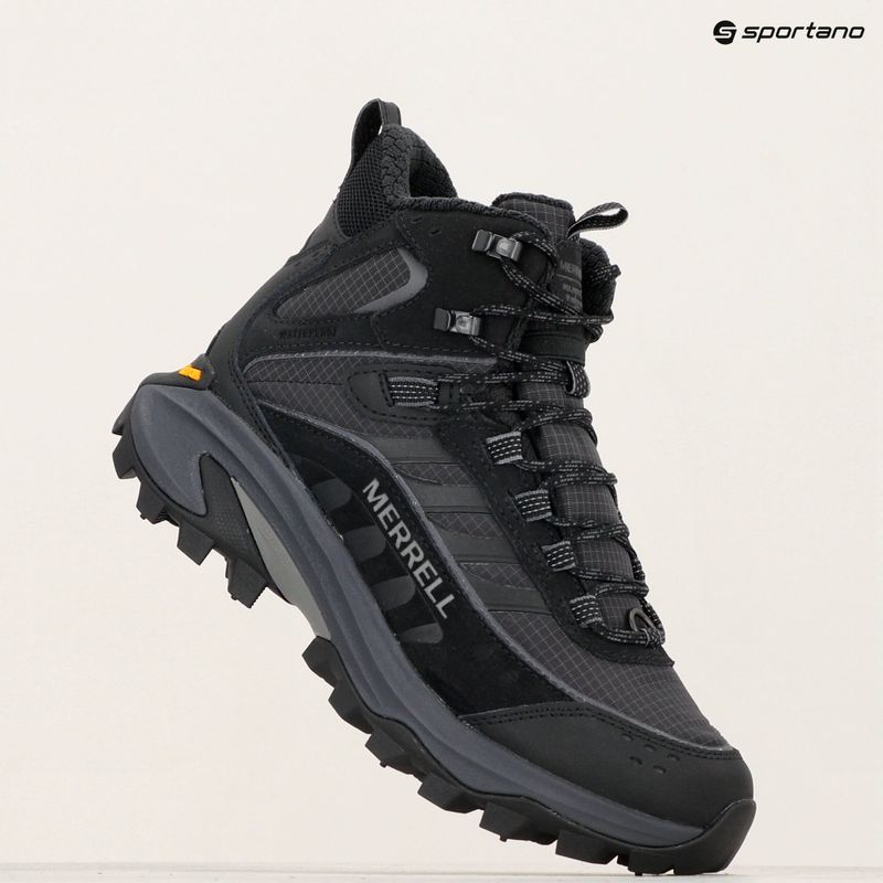 Pánské turistické boty Merrell Moab Speed 2 Thermo Mid Wp triple black 9